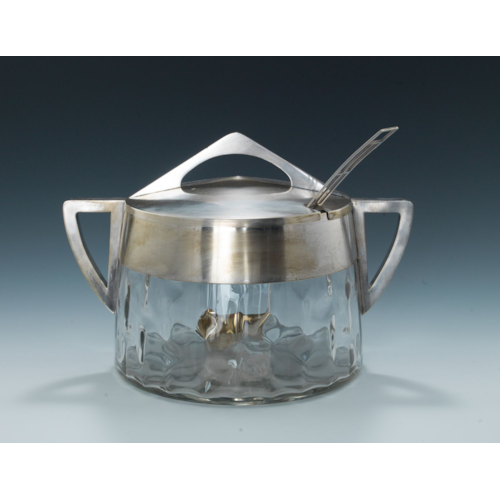 LARGE PUNCH BOWL WITH LID